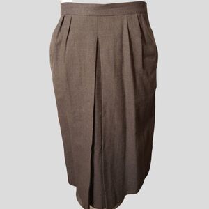 5/$25 SALE! Gray Pleated Zippered Skirt